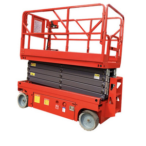 CE approved 12m self-propelled hydraulic scissor lift  high quality manlift Aerial work lift