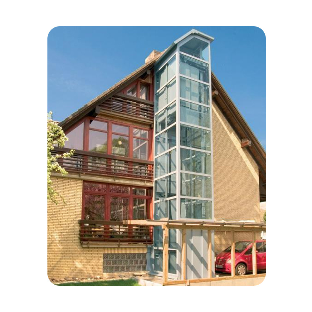 Home Lift Outdoor Indoor Vertical Small Home Lift For Elderly People 4 people custom Elevator