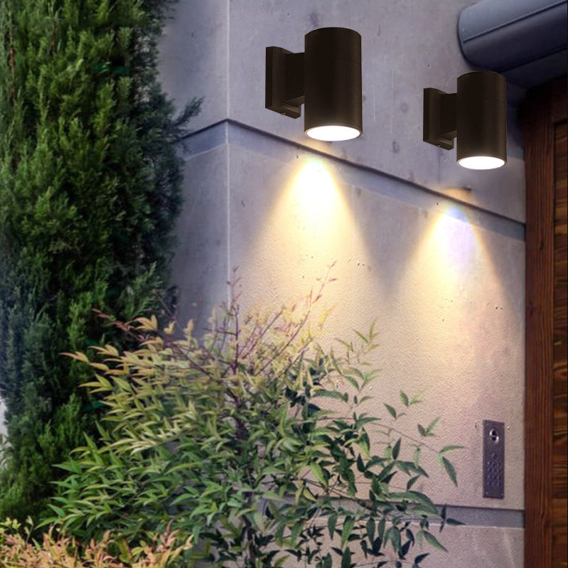 RGB up down exterior wall light waterproof garden light outdoor mount ip65 led wall lamp bracket light for home