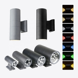 RGB up down exterior wall light waterproof garden light outdoor mount ip65 led wall lamp bracket light for home