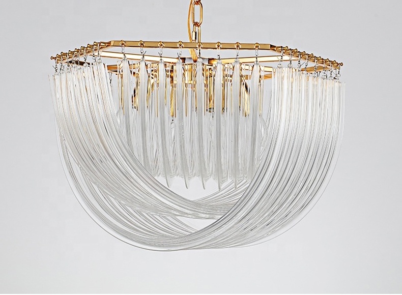 C310 Modern luxury large Creative hotel crystal chandelier pendant light for dining table