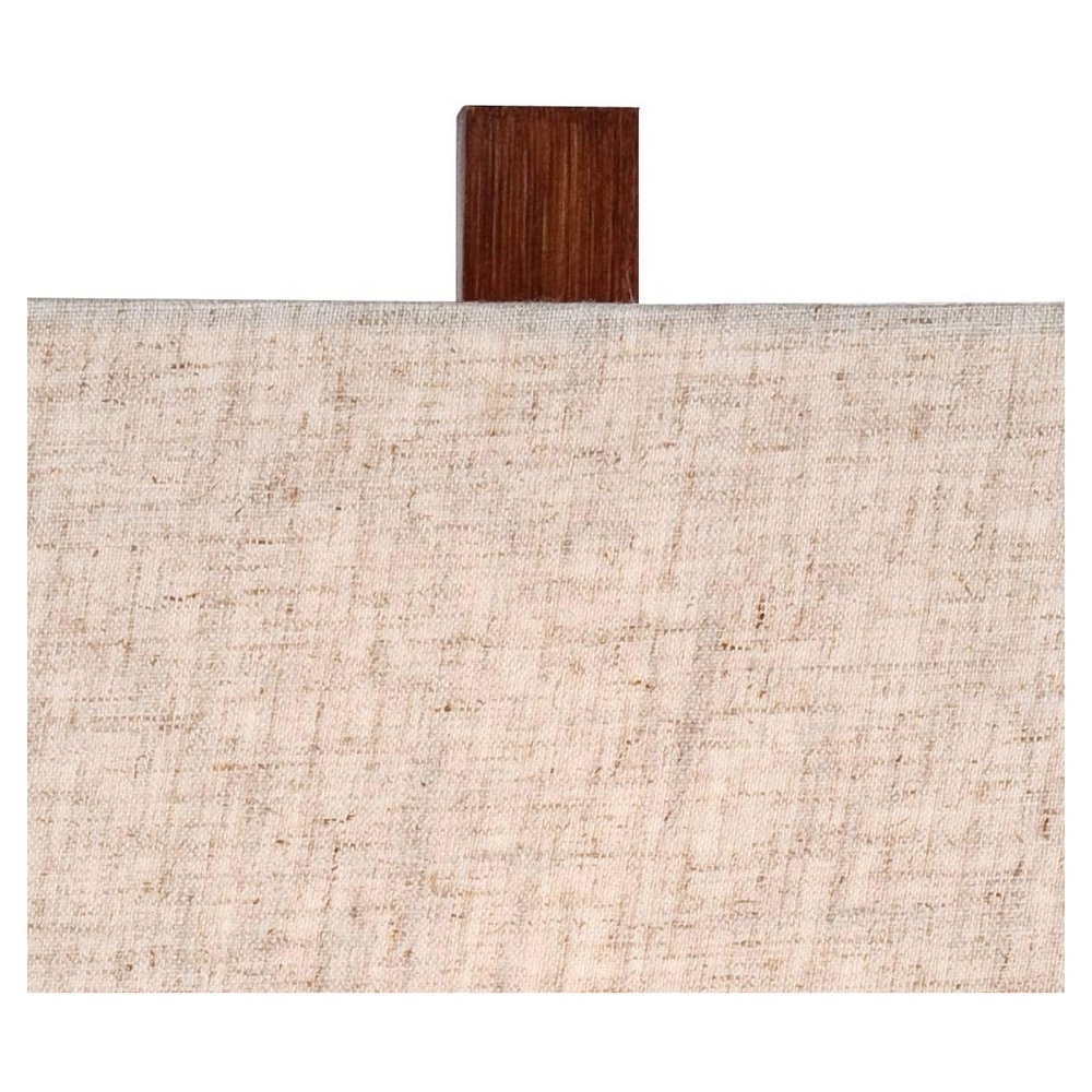 JLT-4906 Modern Wood Textured Table Lamp Tan Fabric Shade hotel wooden table lamp