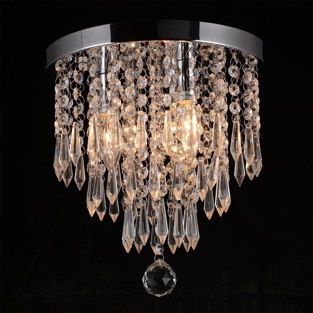 Classic chandeliers crystal wedding walkway pendant light Flush Mount round contemporary porch ceiling lights