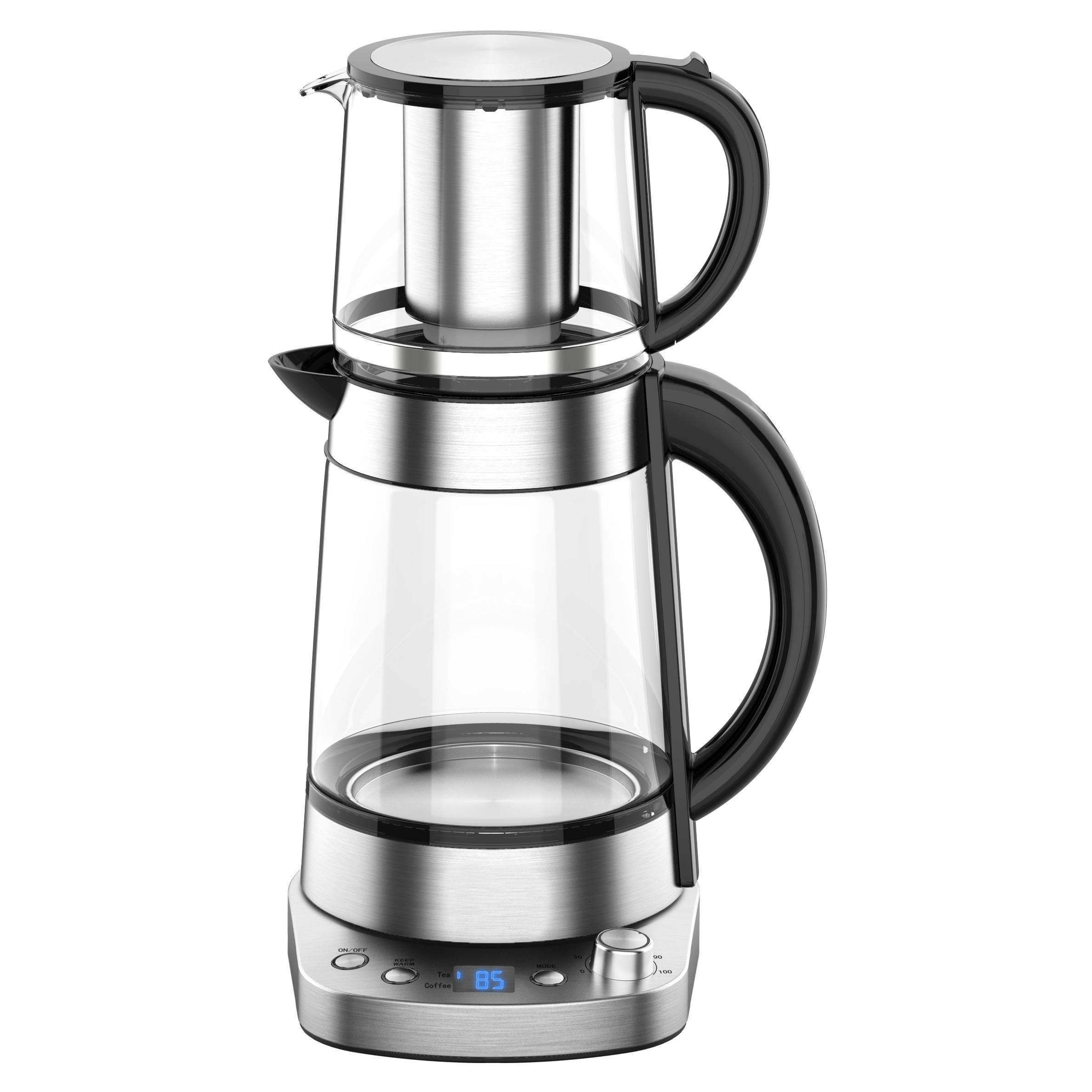 High quality electric tea maker tea kettle stainless steel tea pot set