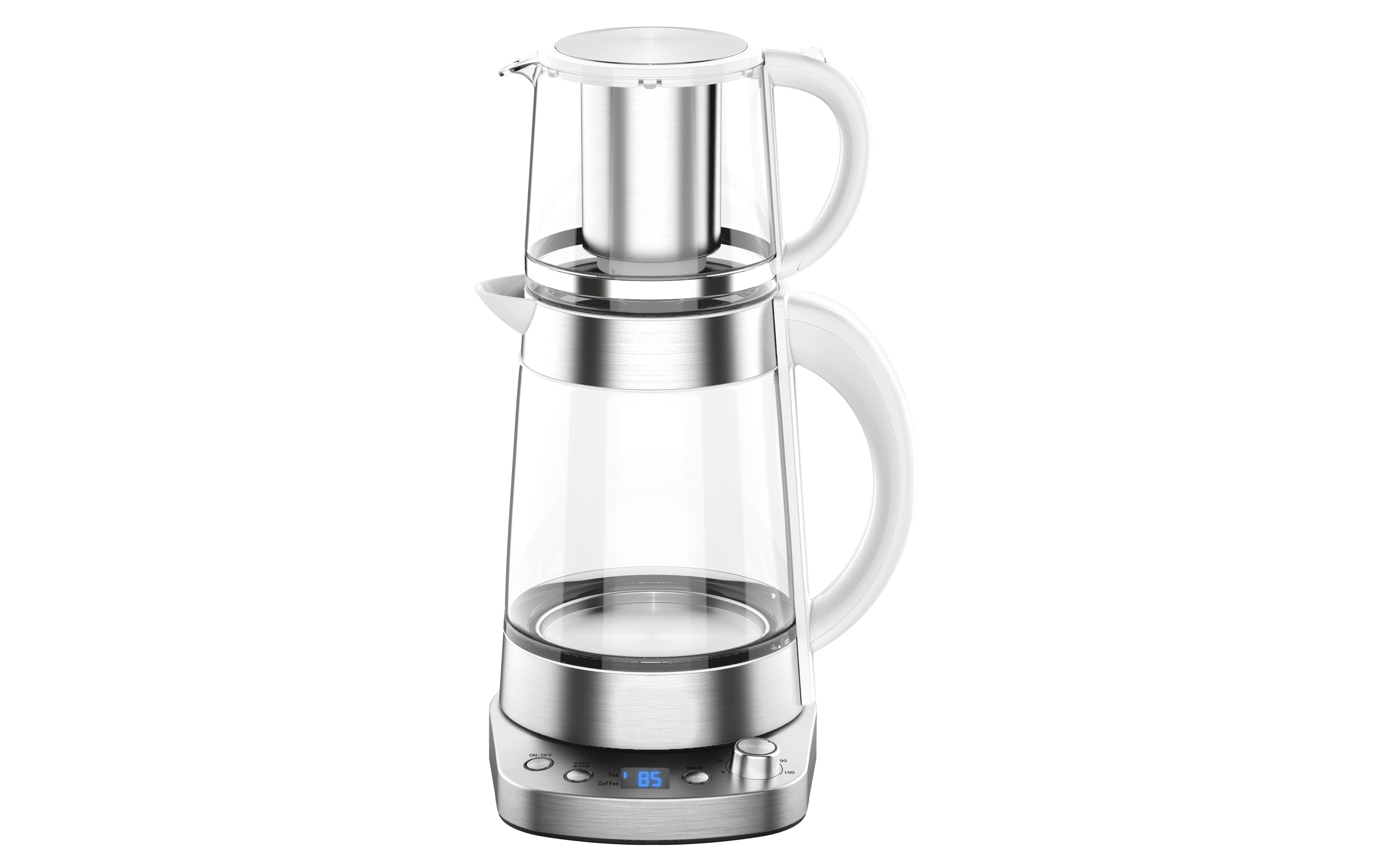 High quality electric tea maker tea kettle stainless steel tea pot set