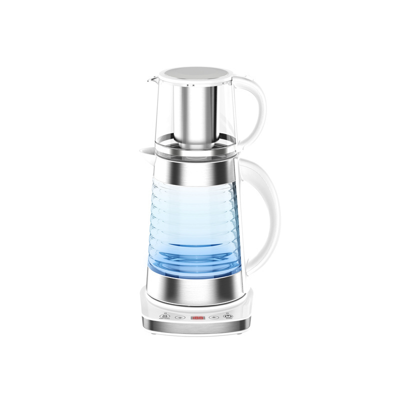 glass samovar electric tea kettle and tea pot  factory direct sale Chinese controller tea maker