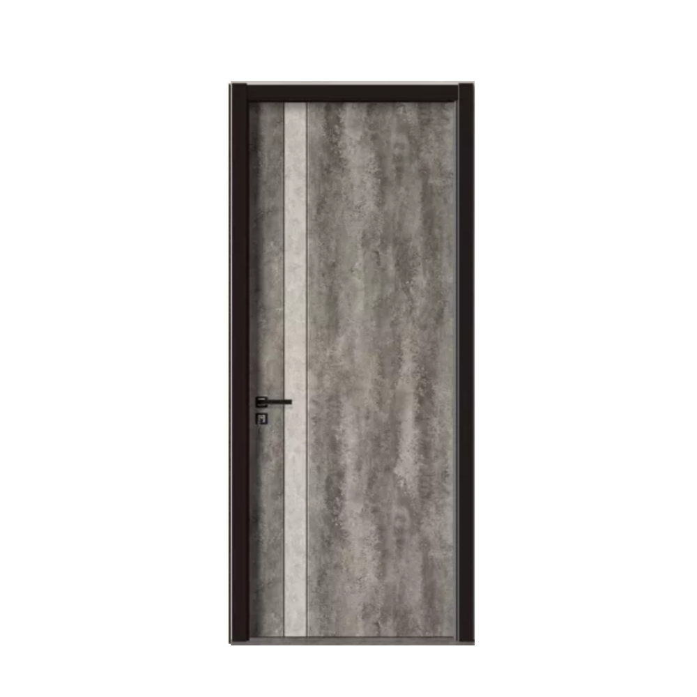 Homely Waterproof Modern Design Interior Bathroom Fancy Wooden WPC/ABS Material Door for Houses