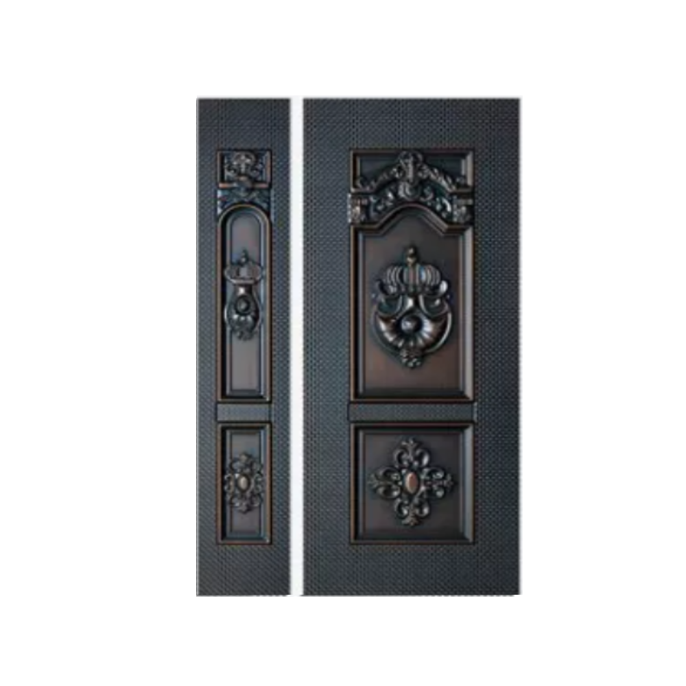 Latest Design Embossed Steel Metal Door Skin Cold Rolled Iron Sheet for Security Door Skins