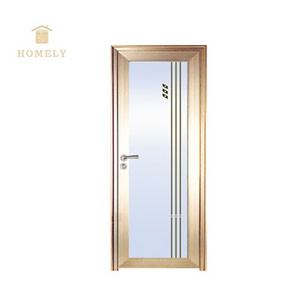 Wholesale New Product Aluminum Fiber Glass Door Bathroom Toilet Door