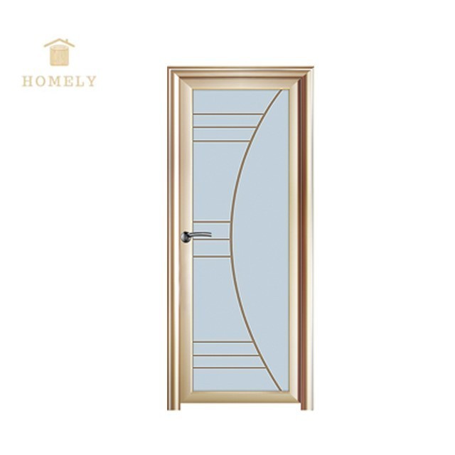 Wholesale New Product Aluminum Fiber Glass Door Bathroom Toilet Door