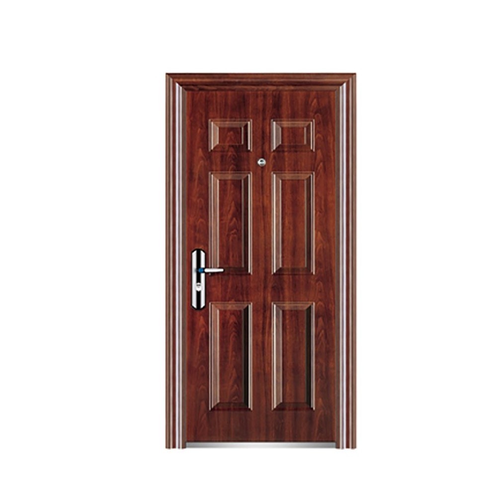 Wholesale Products Security Door Bedroom Apartment Model Metal Door Security Galvanized Steel Door Price Bangladesh