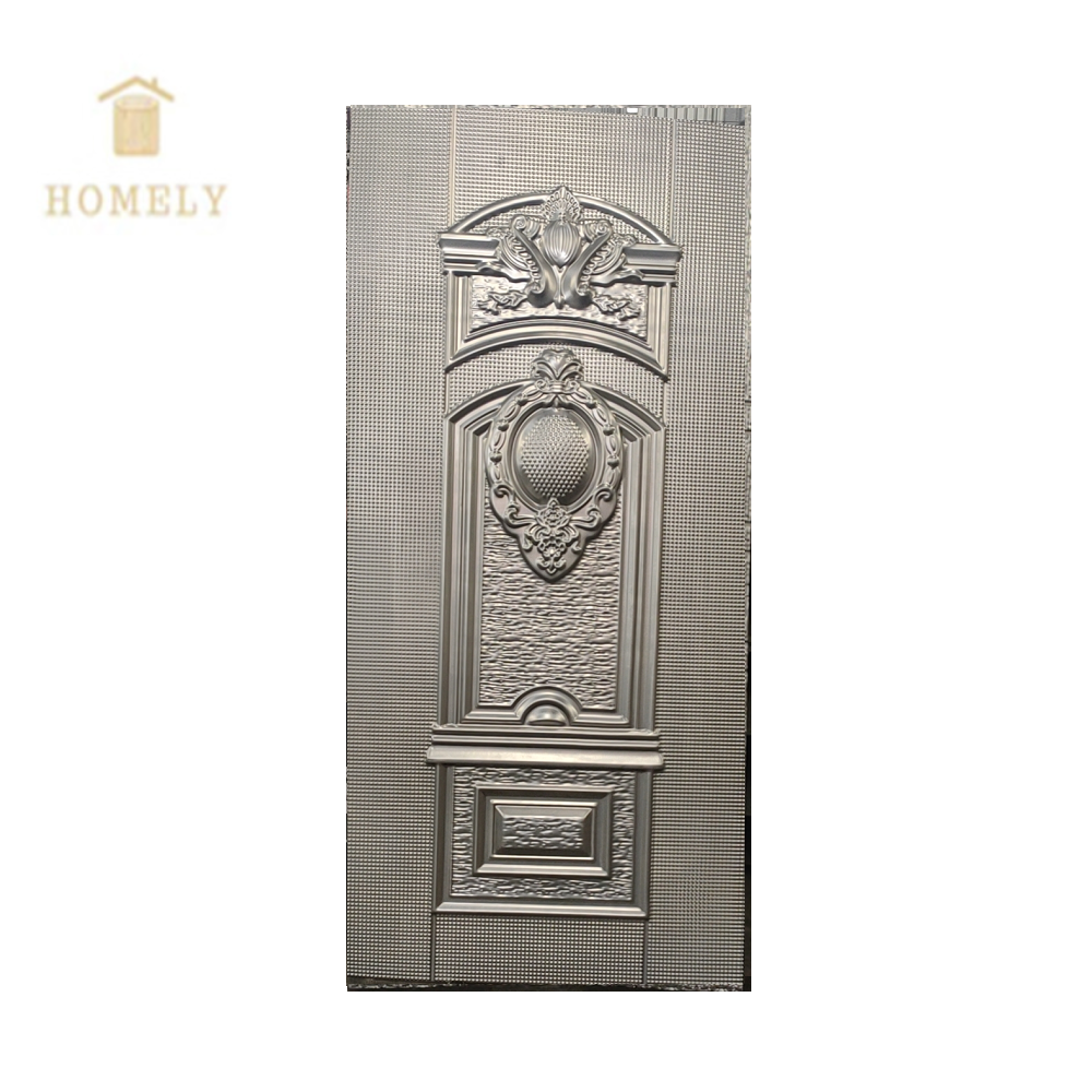 Embossed Steel Metal Door Skin Cold Rolled Iron Sheet For Security Door 6 Panel Exterior Laminate Door Skins South Africa