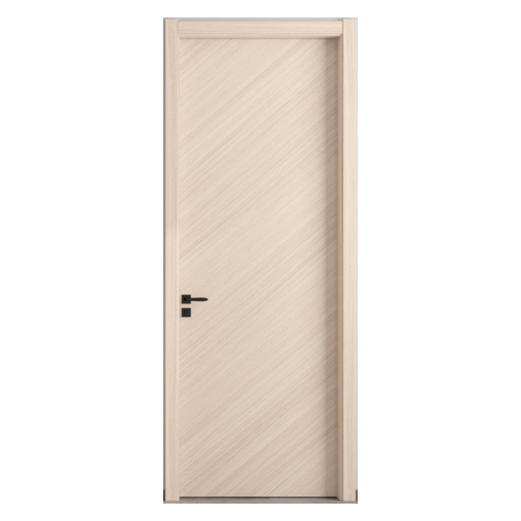 Homely Hot Sale Interior Melamine PVC Laminated Sheet Modern Teak Wood Door Design for Bathroom Living Room and Bedroom