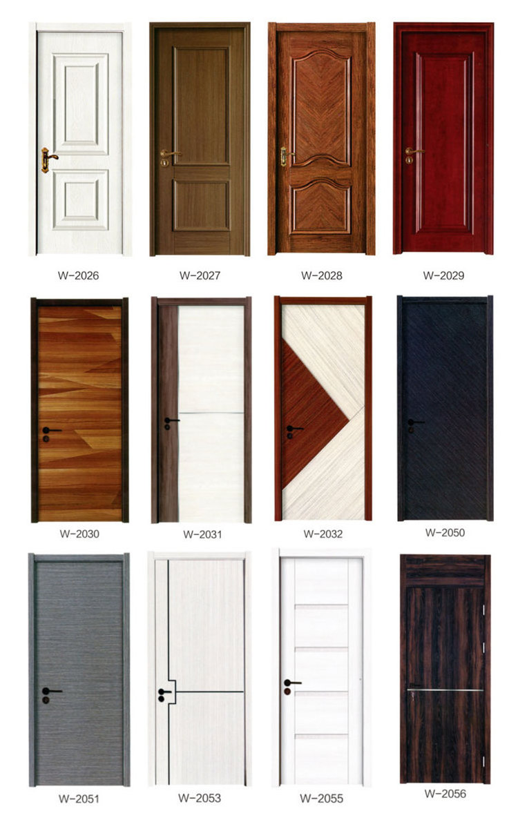 Homely Interior Modern Wood Door Designs Internal Veneer laminated Wood Door Prices for Houses