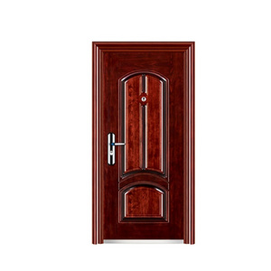 anti-theft One and Half/Mother and Son Steel Safety Exterior Security double steel Entry Main Door