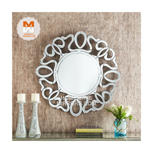 Popular Classic Round Bronze Decorative Decor Wall Mirror for Interior