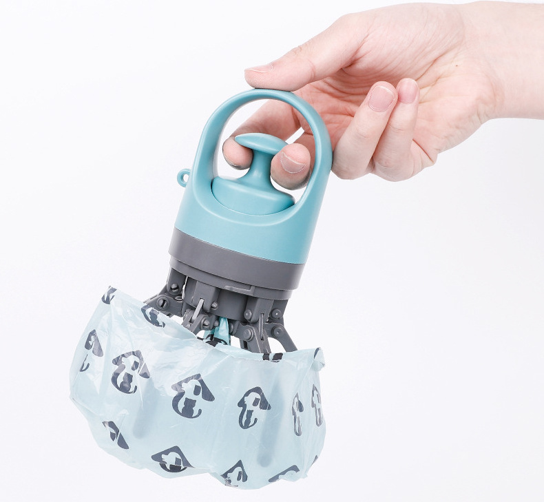 Portable Dog Pooper Scooper Dog Waste Picker with Bag Dispenser