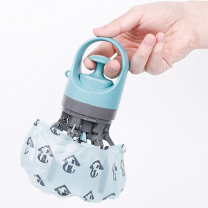 Portable Dog Pooper Scooper Dog Waste Picker with Bag Dispenser