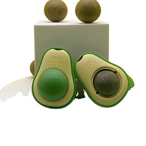 Avocado Cat Toy Fun Mint Rotary Feature Ideal Catnip Toys for Cats Wall Includes Catnip Wall Ball