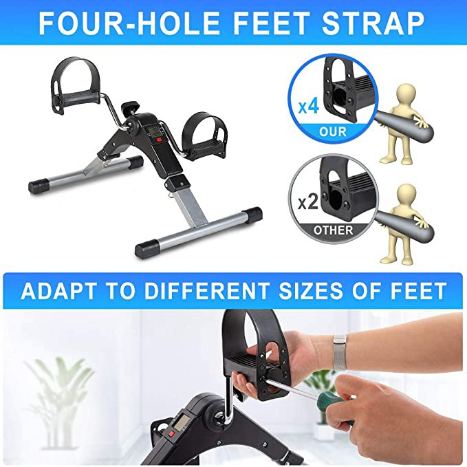 Professional Body Building  Portable Arm leg pedal exerciser bike Resistance Mini crane Pedal exercise bike