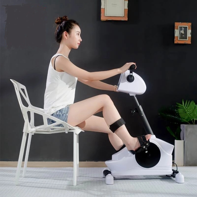 Professional Elderly use Electronic Mini Gym Crane Elliptical Cross Trainer Automatic  Mini Rehabilitation exercise bike