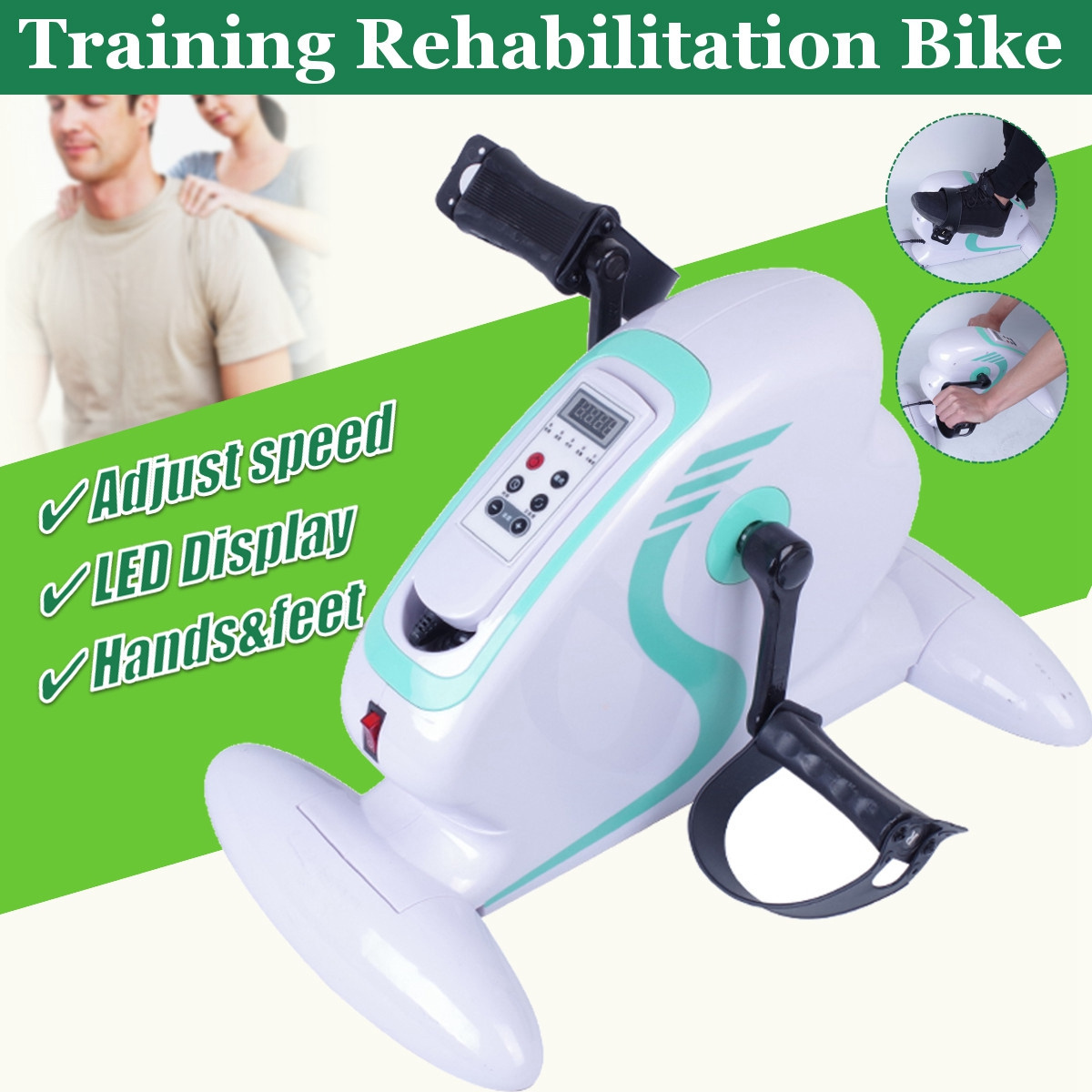 Best selling products2024 Electronic physical therapy recumbent exercise bike Portable mini exercise bike pedal exercise machine