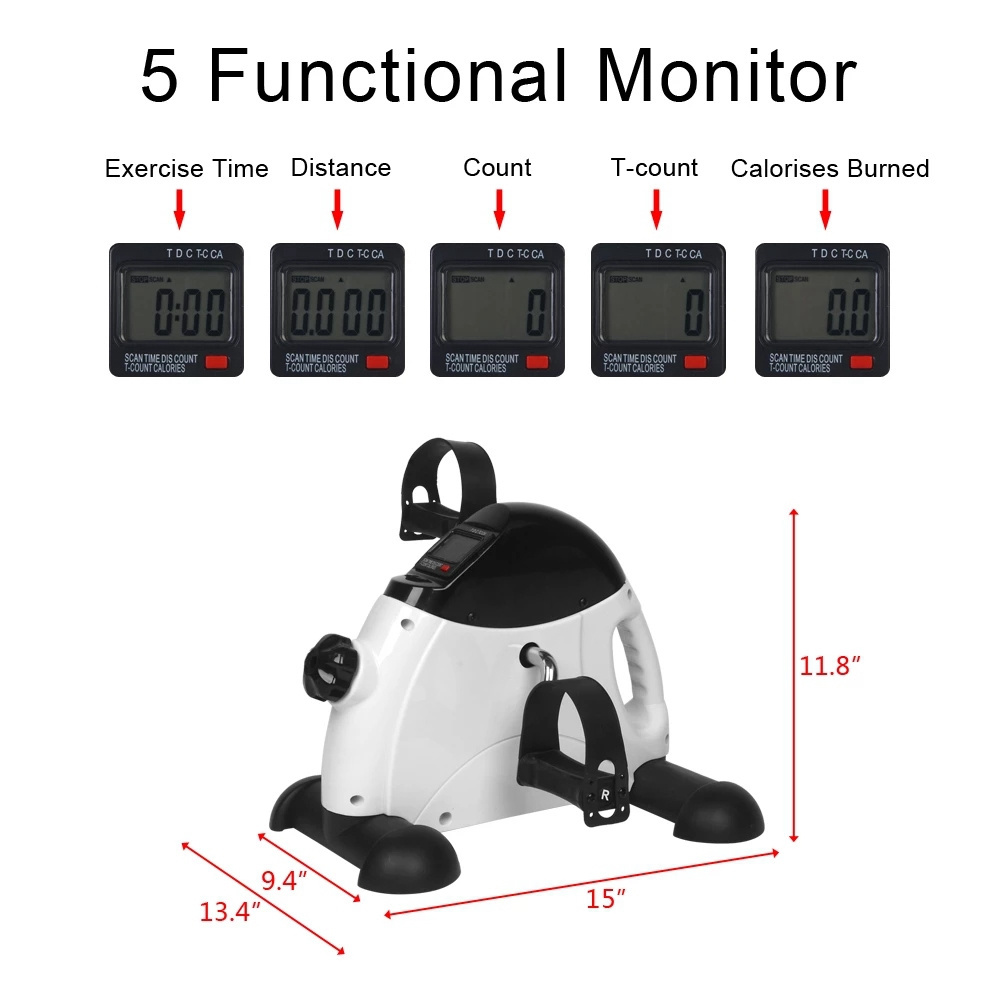 2024 Gym equipment Adjustable mini crane pedal exercise bike home use exercise bike pedals for Elderly