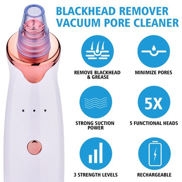 Tech gadgets 2023 Electronic Facial Pore Cleaner Electric Vacuum pimples acne Blackhead removal machine