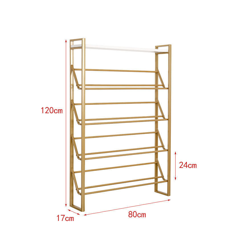 New multi-layer shoe rack simple household economic door dust-proof large-capacity shoe cabinet saves space narrow shoe shelf