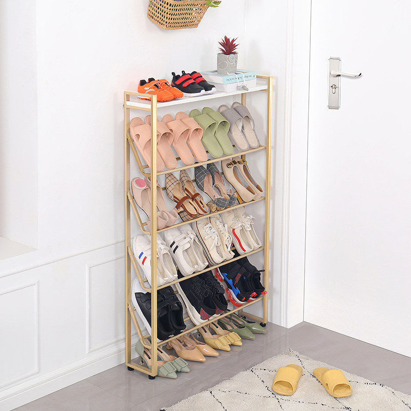 New multi-layer shoe rack simple household economic door dust-proof large-capacity shoe cabinet saves space narrow shoe shelf