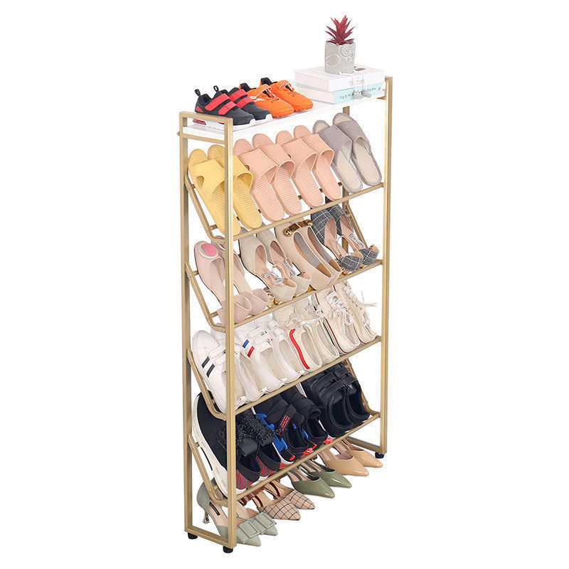 New multi-layer shoe rack simple household economic door dust-proof large-capacity shoe cabinet saves space narrow shoe shelf