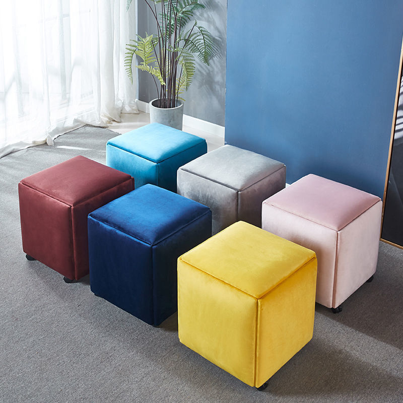 Household Small Bench Multifunctional Simple Modern Nesting Shoe Change Magic Square Stool Living Room Sofa Footrest Ottoman