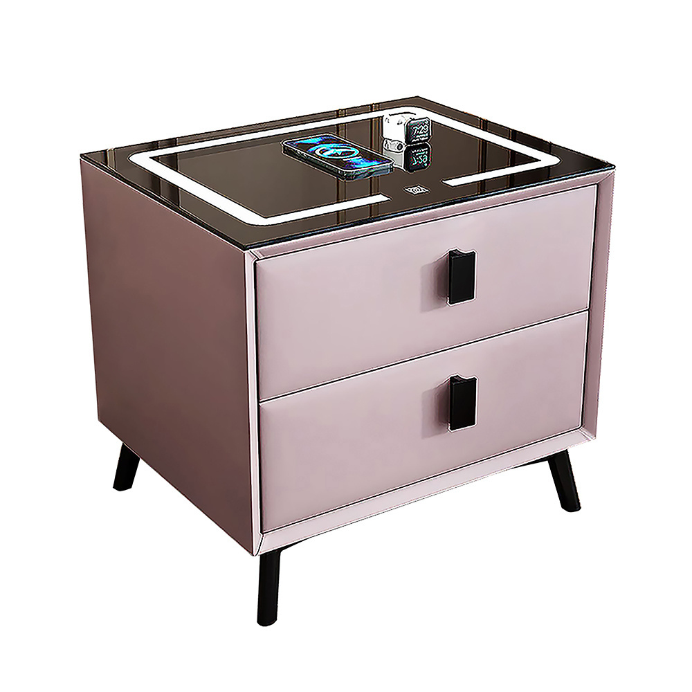 Mesita De Noche Inteligente Bedroom Furniture Nightstands Modern Night Stand Smart Nightstand Bedside Table Bedside Cabinets