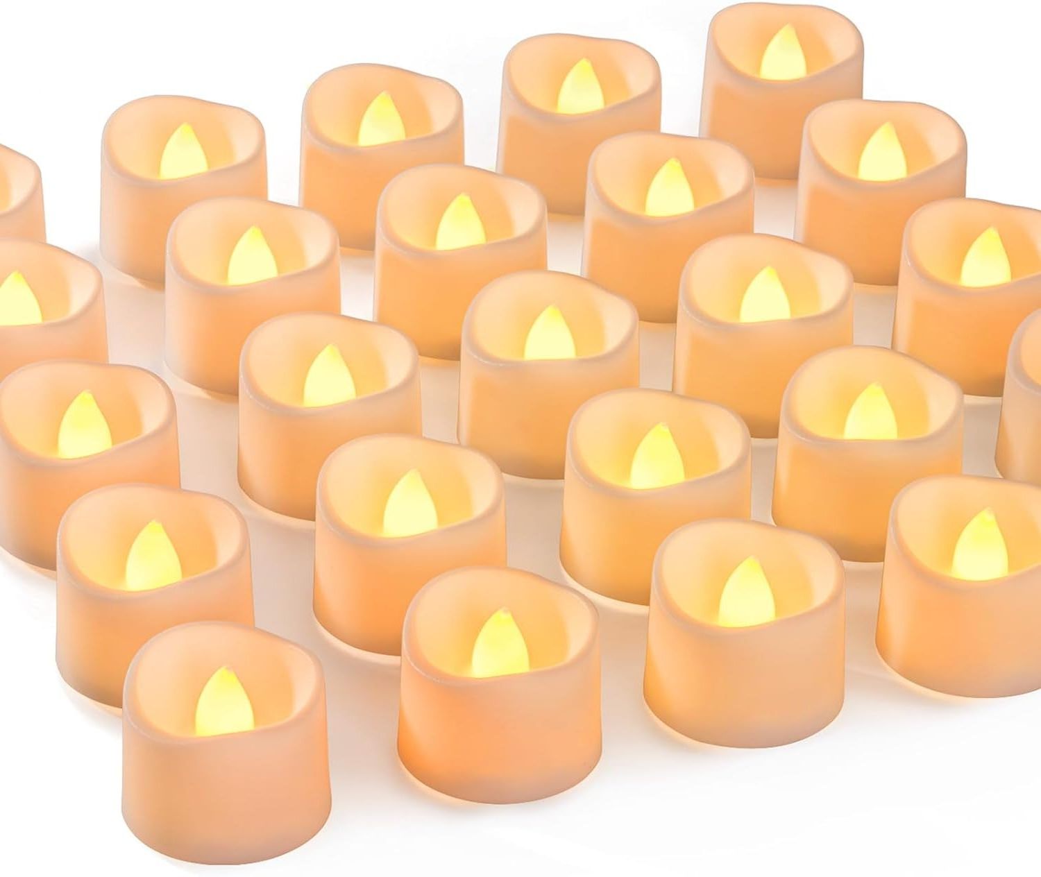 Homemory Flameless Tealight Candles, Battery Operated Votive Candles