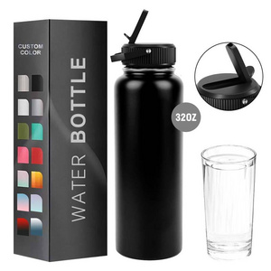 32 Oz Stainless Steel Fashion Cup Gradient Color Vacuum Flask Insulated Water Bottles