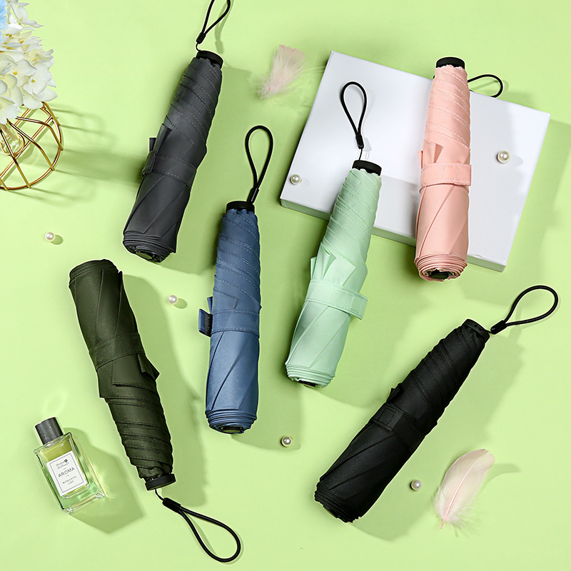 139G Carbon Fiber Feather Sunshade Rain Or Shine Pencil Umbrella Fold Compact Air Umbrella Customizable Colors And Logos