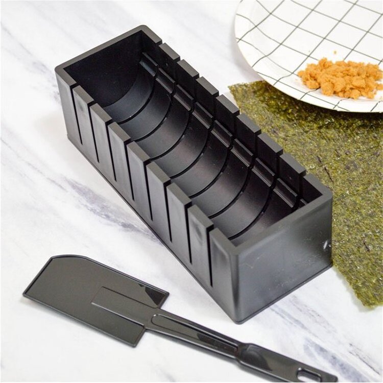 Black Home Eco-friendly BPA-free Maker All In One Making Kit Plastic Sushi Set