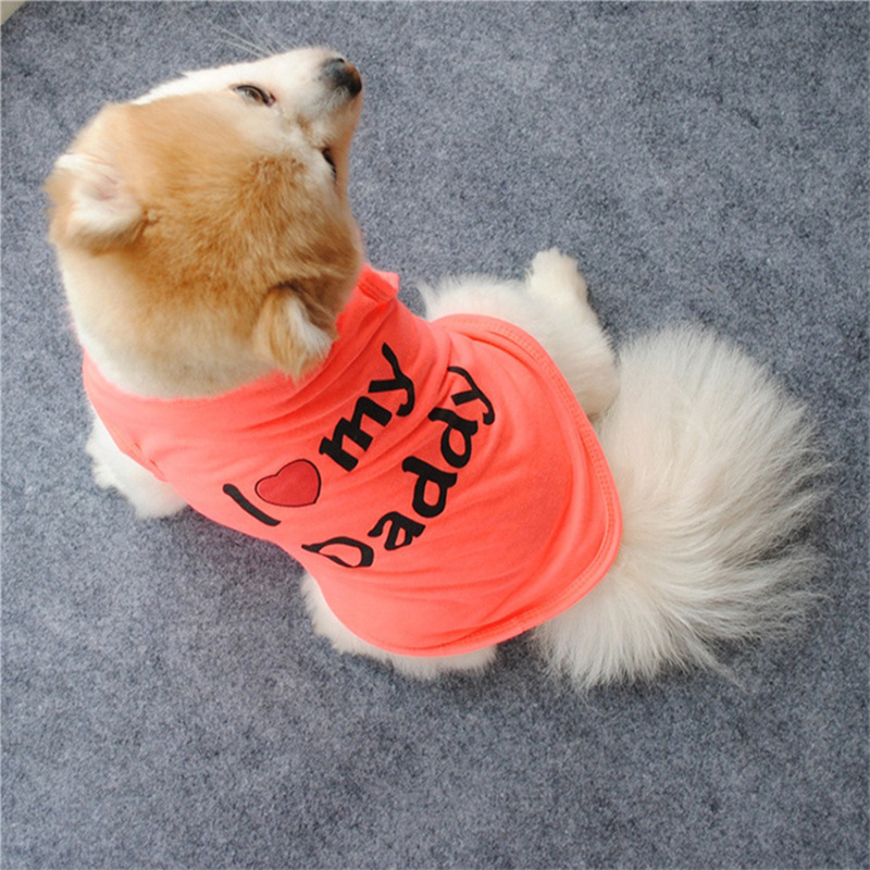 Amaz Best Seller Wholesale Fashion Cute Summer Apparel Pet Funny Dog Clothes for Pet