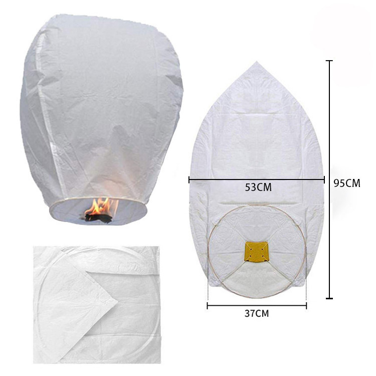 Wholesale paper Lanterns flying balloons light halloween lights chinese paper lantern