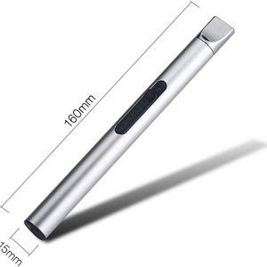 Candle Lighter USB Rechargeable Electric Lighter Windproof Flamesless Long Arc Lighters