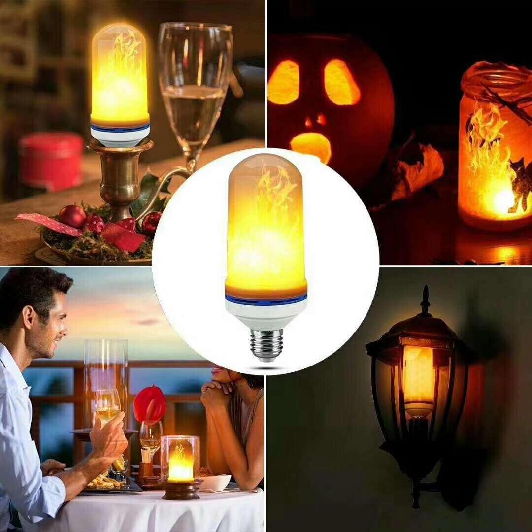 LED Flame Lamp E27 E26 B22 Light Bulb Flame Effect Fire Lamps led flame bulb for for Halloween Decorations