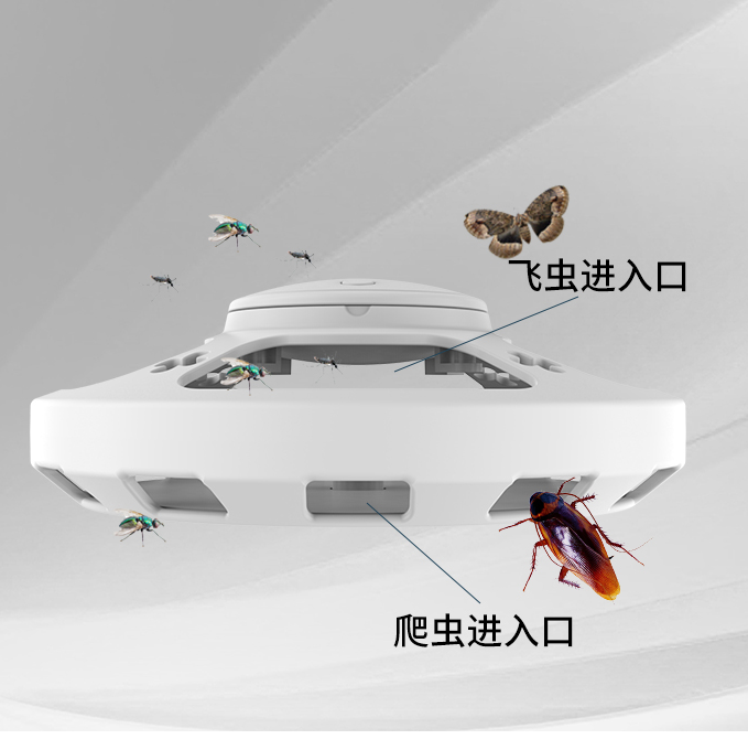 Rechargeable fully automatic fly catcher for home use, silent electric fly catching and killing cage, USB fly catcher