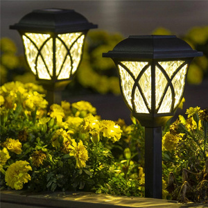 Outdoor Stainless Steel Solar Lawn Light IP65 Changing Garden Solar Power Lamp for Landscape Path Yard Pathway Lights