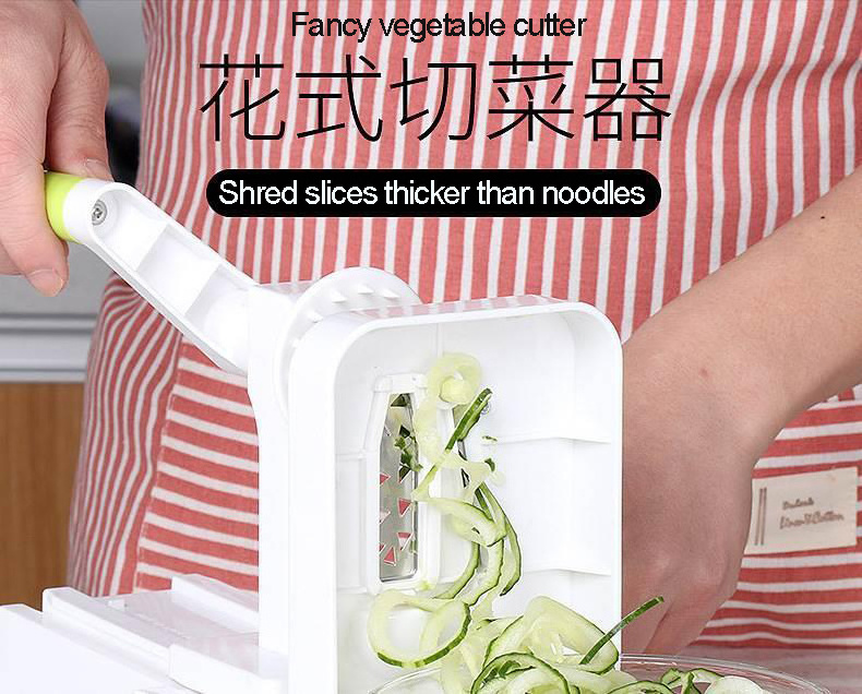 Kitchen Accessories Hand Manual Vegetable Cutter Carrot Onion Food Spiralizer Potato Slicer Best