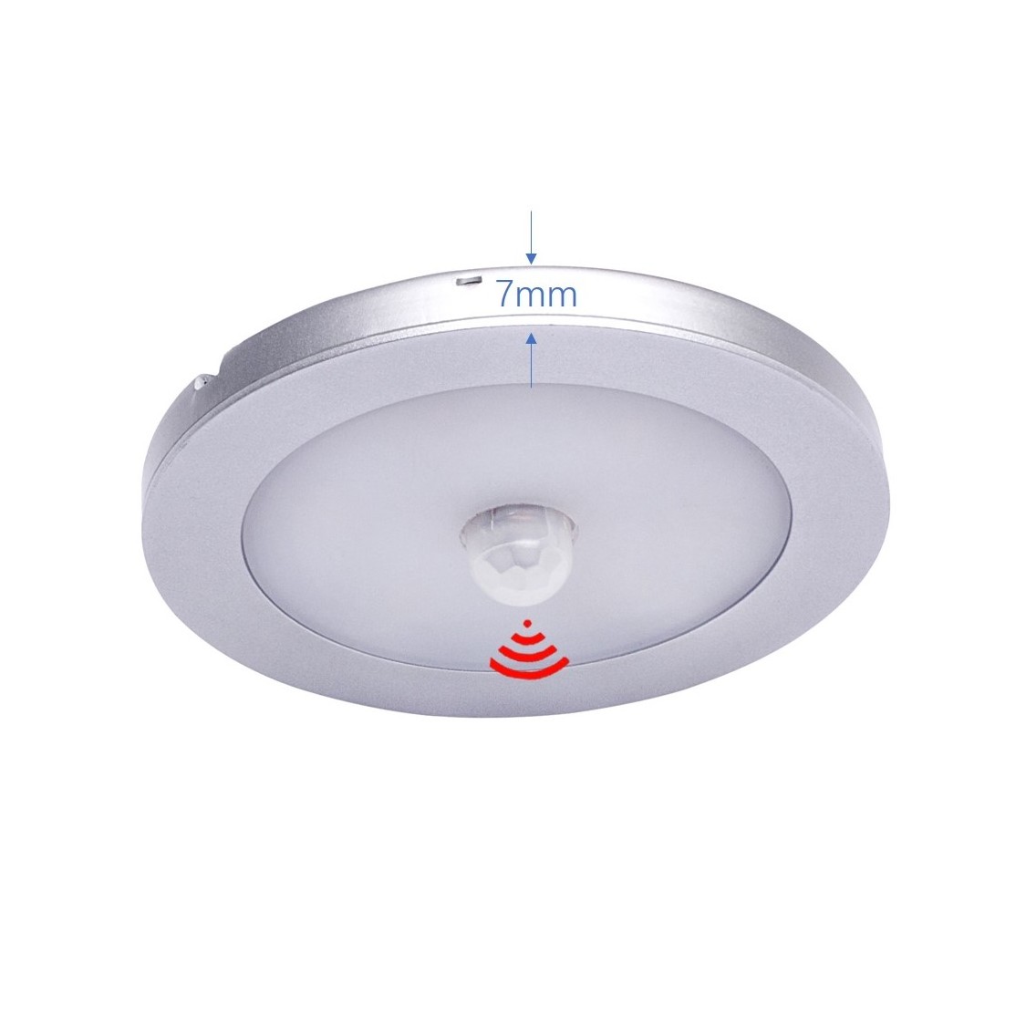 2019 High quality flat dimmable under cabinet motion sensor puck recessed LED light