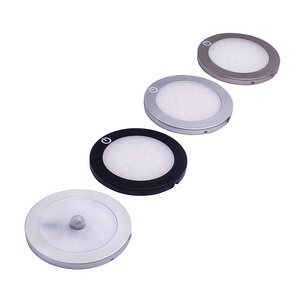 2019 High quality flat dimmable under cabinet motion sensor puck recessed LED light