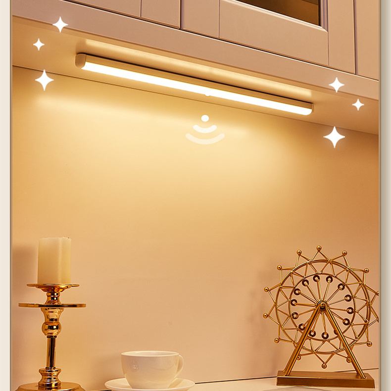 USB Wireless Under Cabinet Kitchen Pir Battery Furniture Mini Room Motion Sensor Led Lights