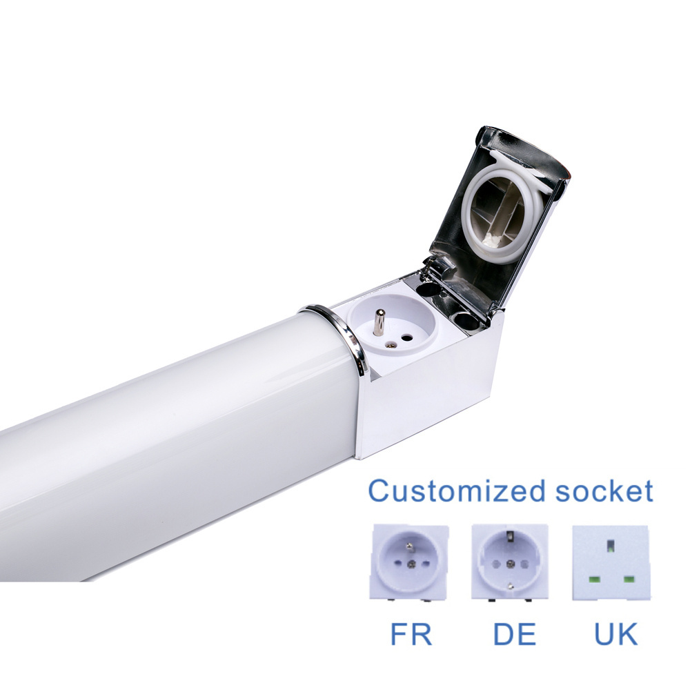 Hotel lamp Euro socket 220-240VAC 8W 15W 20W waterproof wall mounted bathroom mirror light