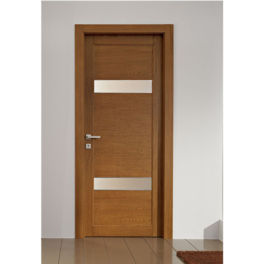 Modern Design Flush Walnut Wood Timber Veneer Interior Bedroom Wooden Door