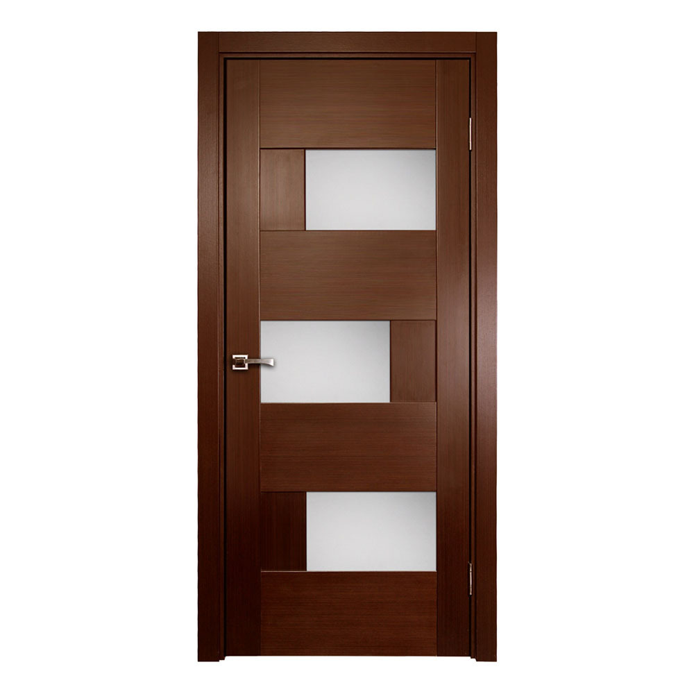 Modern Design Flush Walnut Wood Timber Veneer Interior Bedroom Wooden Door